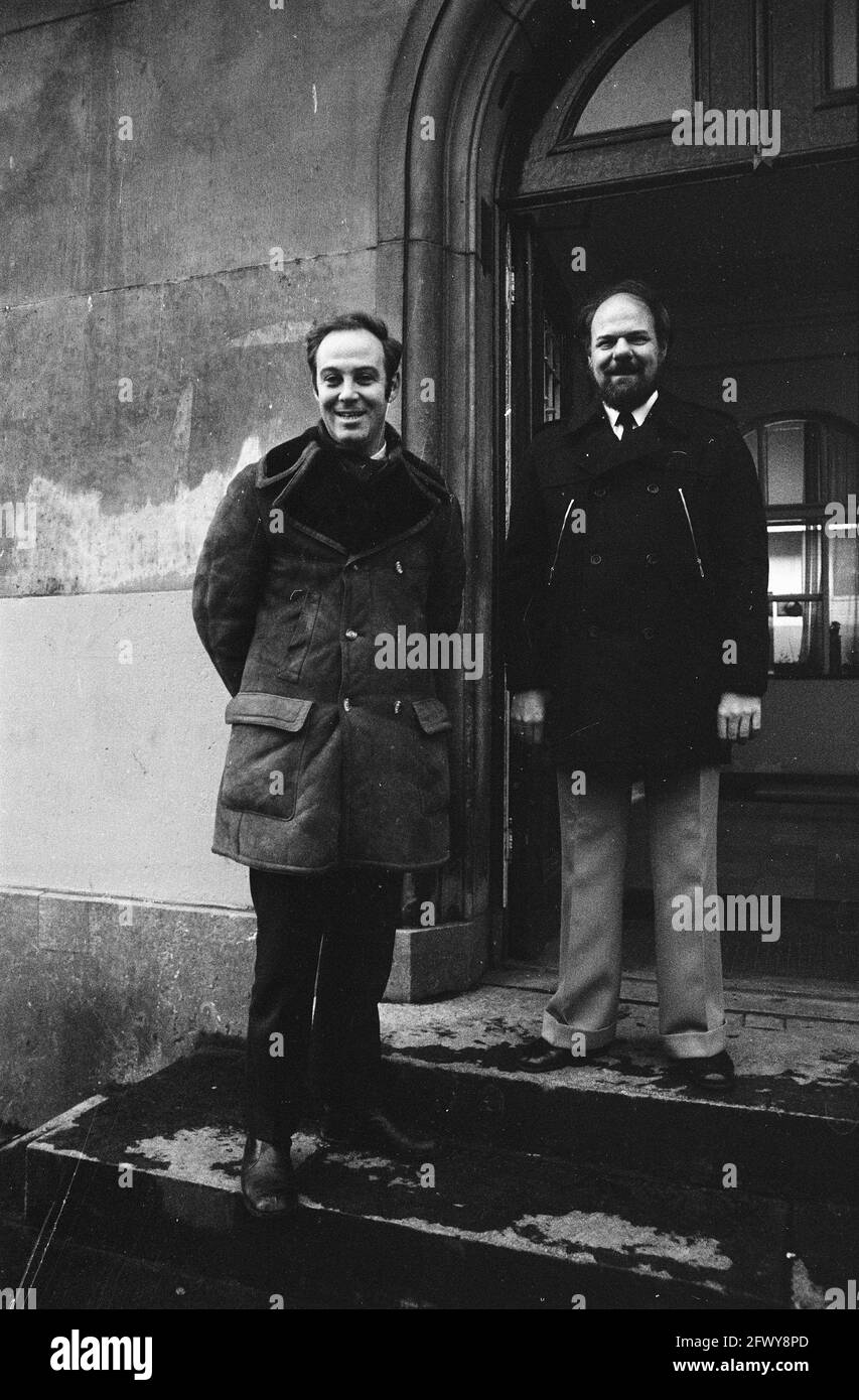 Camera del Consiglio di Amsterdam Corte d'appello tratta di ricorso relativo alla clinica Bloemenhove; l) Van de Berge (MED. coord.) e (r) Kauze (dir. Foto Stock