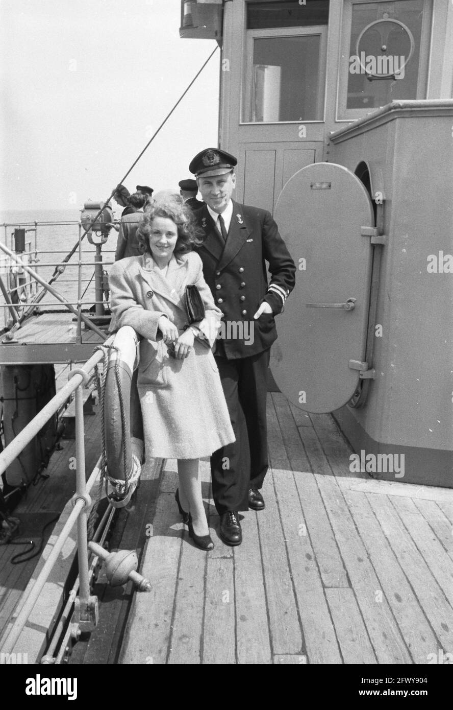 Radar officer Smit, 1 luglio 1947, Paesi Bassi, 20 ° secolo agenzia stampa foto, notizie da ricordare, documentario, fotografia storica 1945-1990, vis Foto Stock