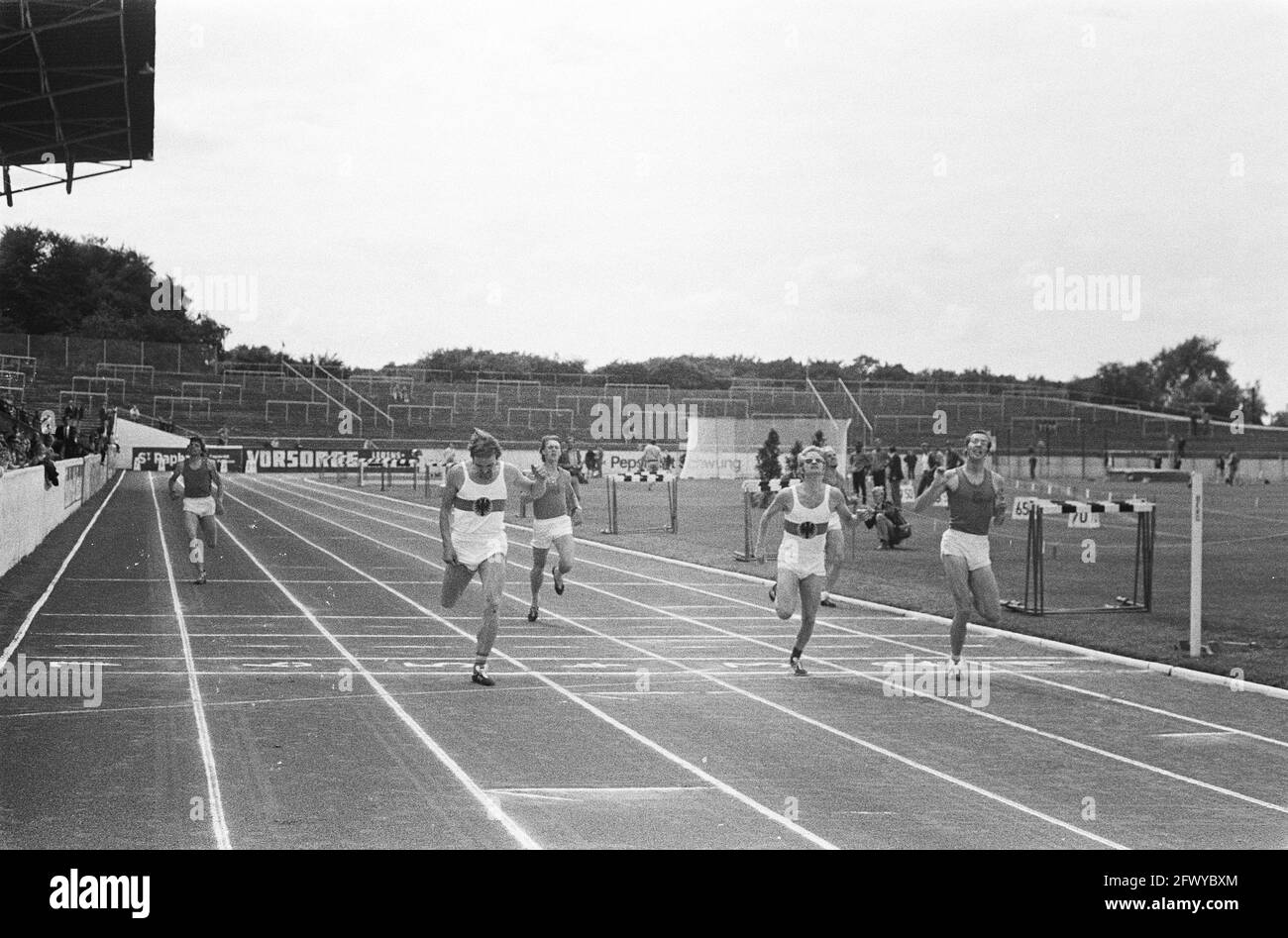 Atletica Germania occidentale (B) contro i Paesi Bassi, uomini a Munster (Germania occidentale ), 18 luglio 1971, ATLETICA, Paesi Bassi, 20 ° secolo la stampa agen Foto Stock