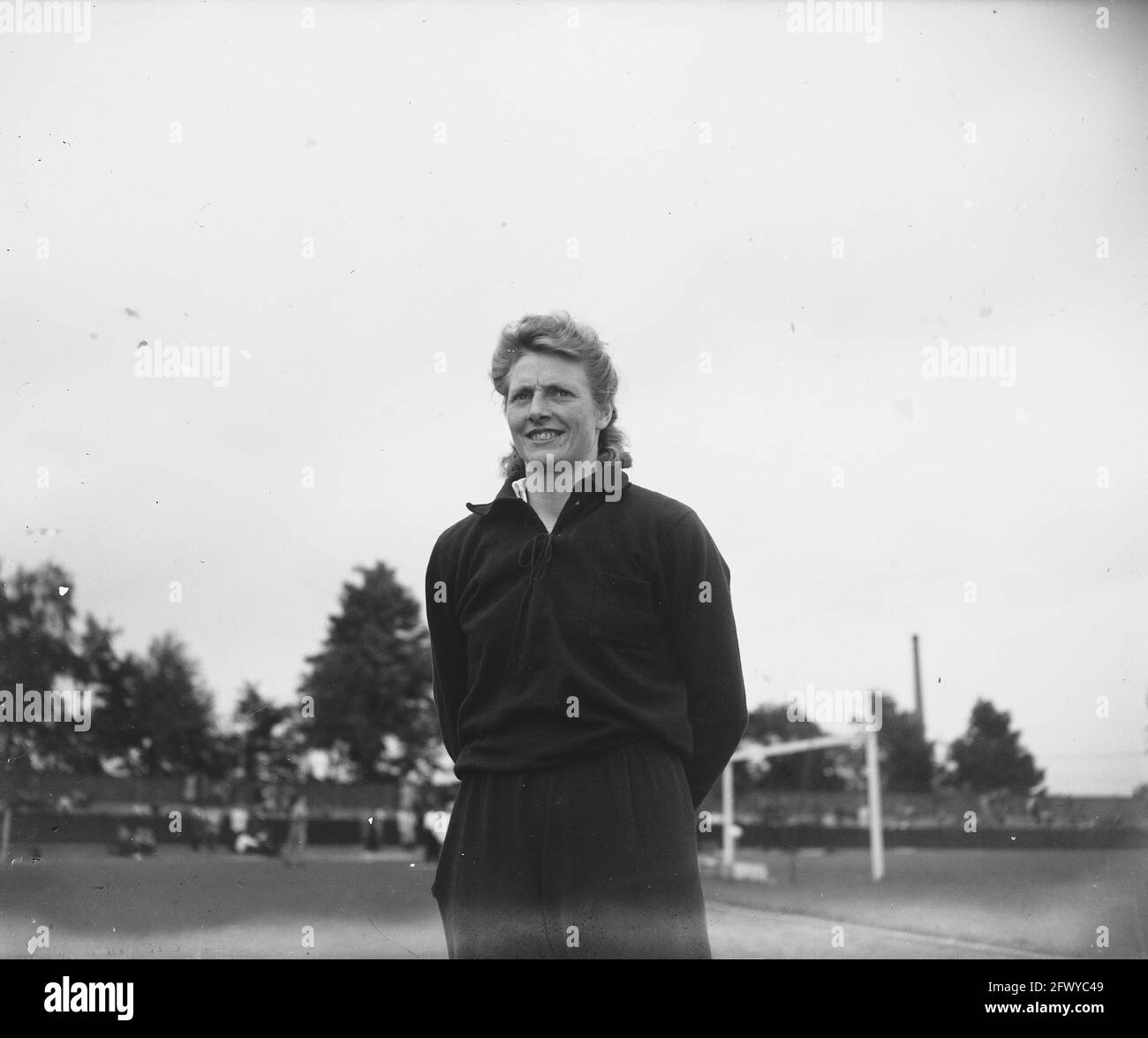 Campionato di atletica Eindhoven, Fanny Blankers-Koen, 10 luglio 1948, atletica Ritratti, sport, Paesi Bassi, foto agenzia stampa del XX secolo, Foto Stock