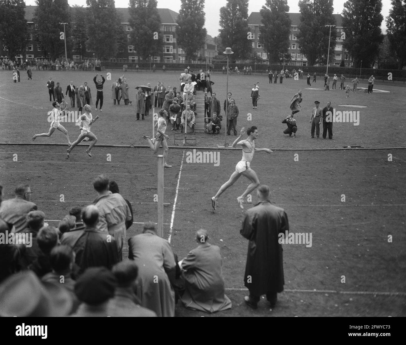 Gare di atletica per la Prince Henry Cup, 1 settembre 1957, atletica, Paesi Bassi, foto agenzia stampa del xx secolo, notizie da ricordare, doc Foto Stock