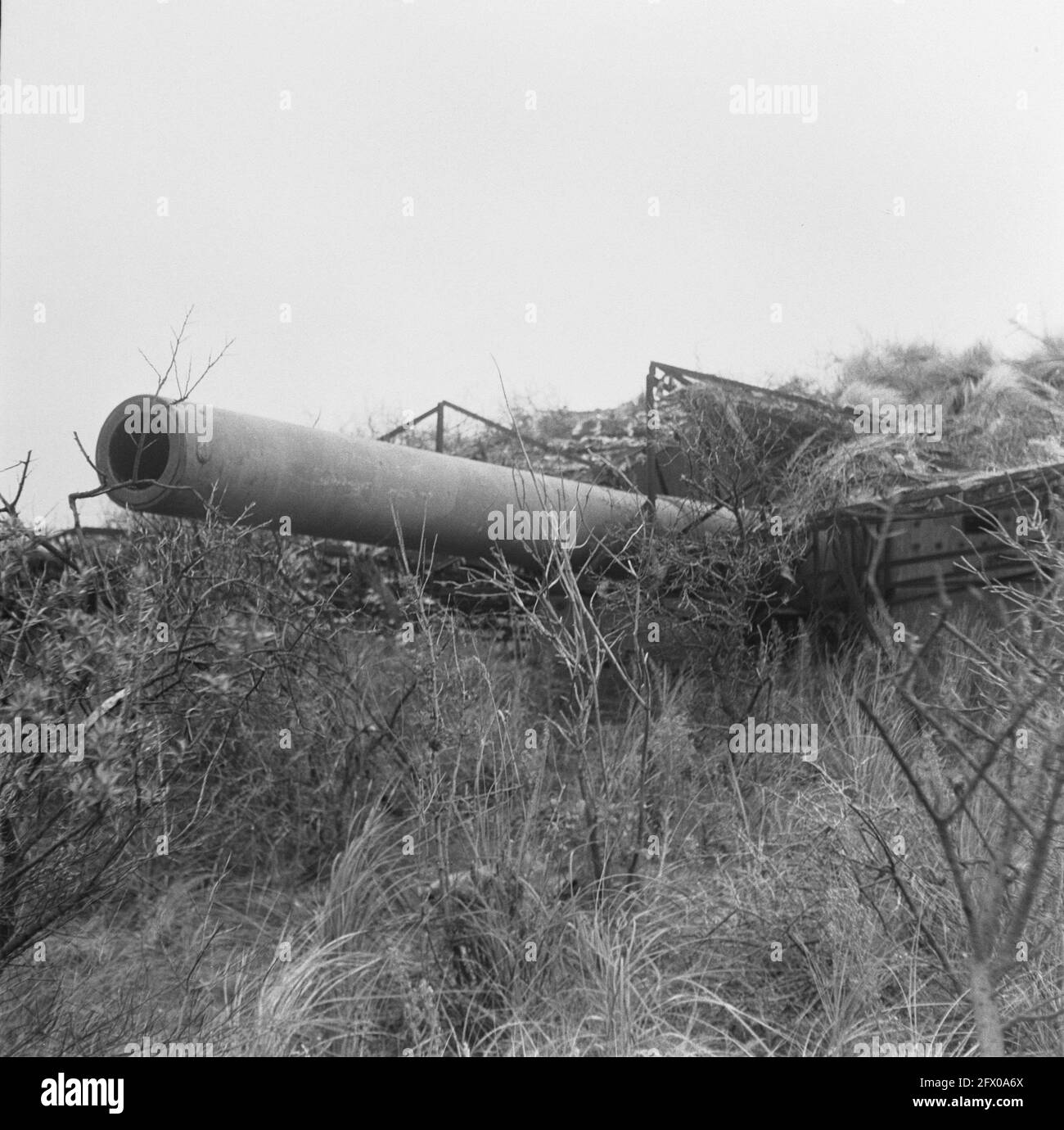 [Serie di mine terrestri sbarbate a Hook of Holland], agosto 1945, mine terrestri, sdoganamento, seconda guerra mondiale, Ricostruzione, Paesi Bassi, foto agenzia stampa del XX secolo, notizie da ricordare, documentario, fotografia storica 1945-1990, storie visive, Storia umana del XX secolo, che cattura momenti nel tempo Foto Stock