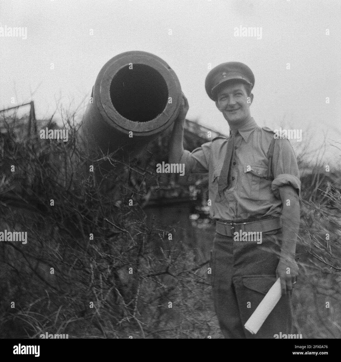 [Serie di mine terrestri sbarbate a Hook of Holland], agosto 1945, mine terrestri, sdoganamento, seconda guerra mondiale, Ricostruzione, Paesi Bassi, foto agenzia stampa del XX secolo, notizie da ricordare, documentario, fotografia storica 1945-1990, storie visive, Storia umana del XX secolo, che cattura momenti nel tempo Foto Stock