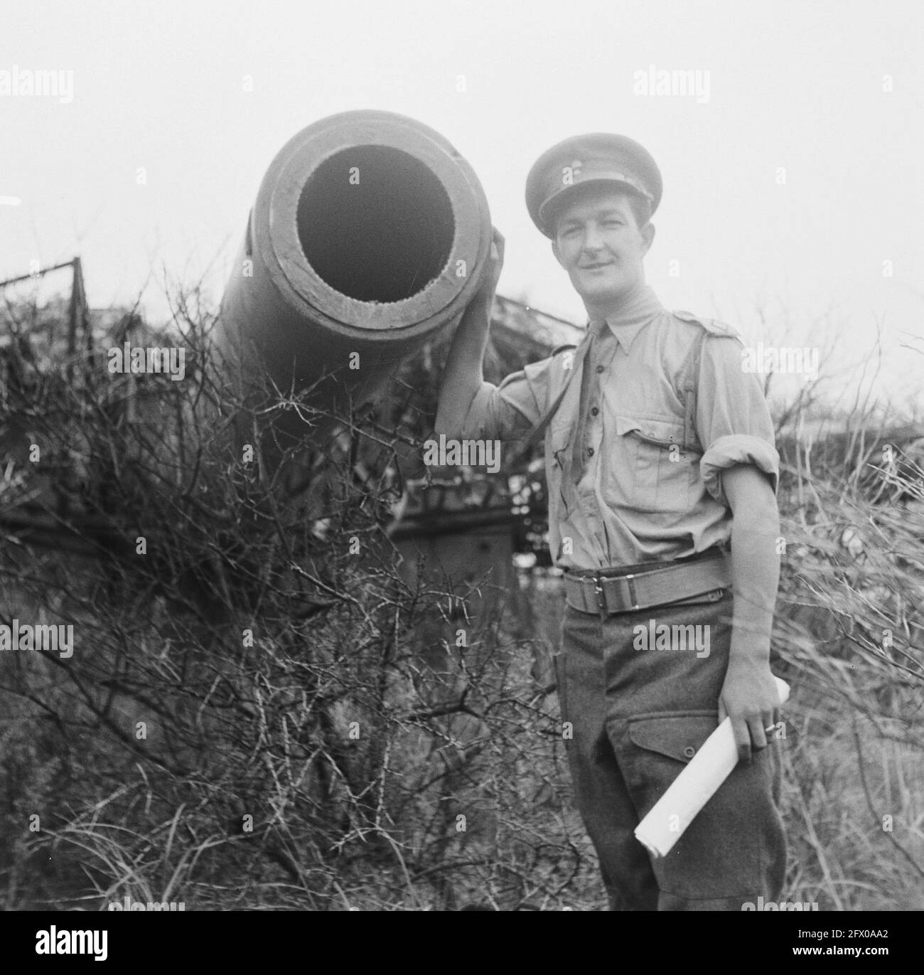 [Serie di mine terrestri sbarbate a Hook of Holland], agosto 1945, mine terrestri, sdoganamento, seconda guerra mondiale, Ricostruzione, Paesi Bassi, foto agenzia stampa del XX secolo, notizie da ricordare, documentario, fotografia storica 1945-1990, storie visive, Storia umana del XX secolo, che cattura momenti nel tempo Foto Stock
