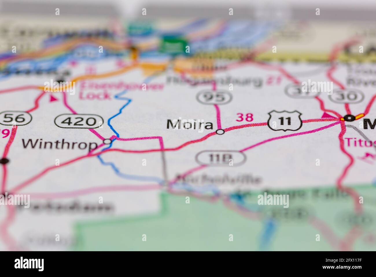 Mappa di moira new york immagini e fotografie stock ad alta risoluzione