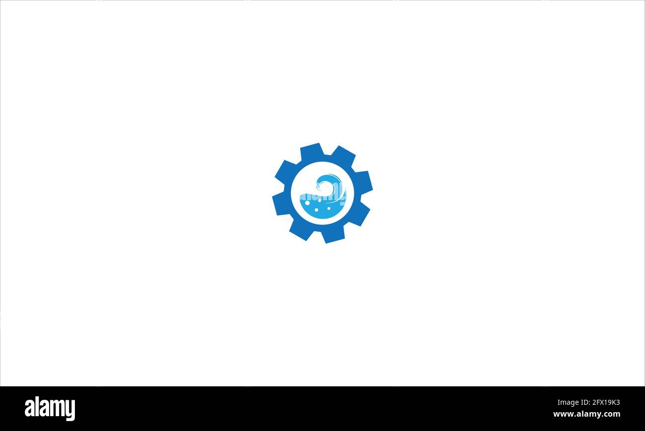 Design modello Logo per la lavanderia di outfit concetto di design vettoriale simbolo creativo Icona Illustrazione Vettoriale