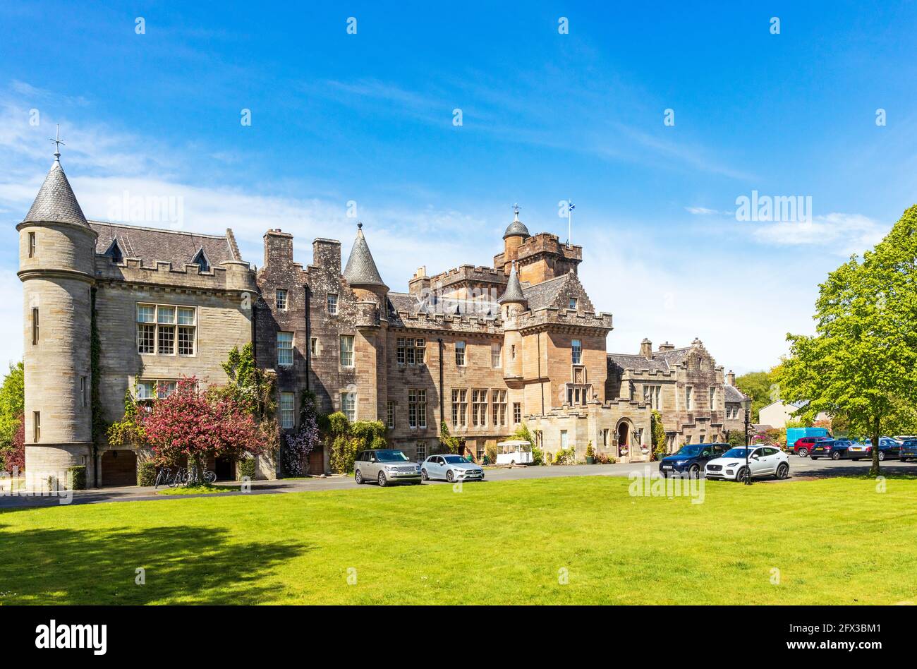 Glenapp Castle Hotel, Ballantrae, Ayrshire, Scozia, Regno Unito Foto Stock
