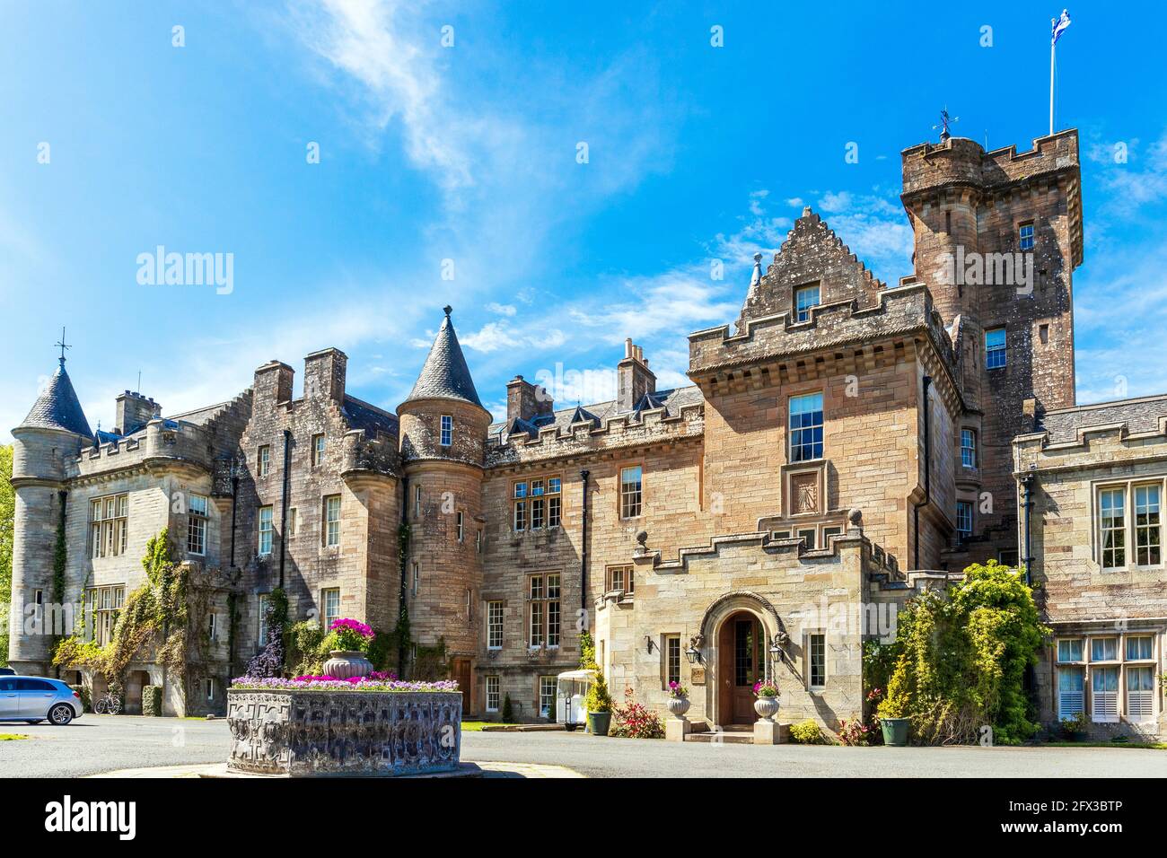 Glenapp Castle Hotel, Ballantrae, Ayrshire, Scozia, Regno Unito Foto Stock