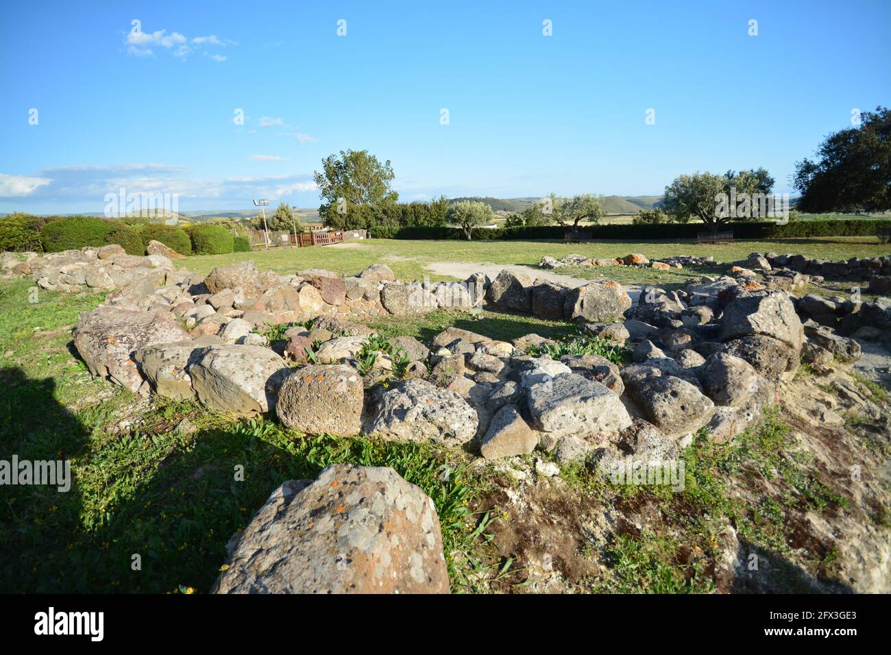 Nuraghe Barumini, Sardegna Foto Stock