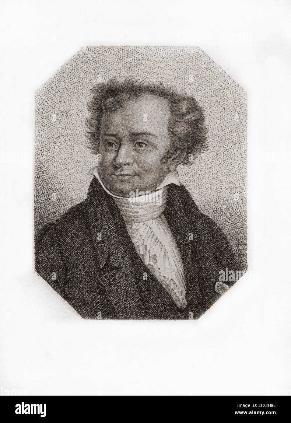 Dominique Vivant, Barone Denon, 1747 – 1825. Artista francese, diplomatico, autore, archeologo e primo direttore del museo del Louvre. Dopo un lavoro del 19 ° secolo. Foto Stock