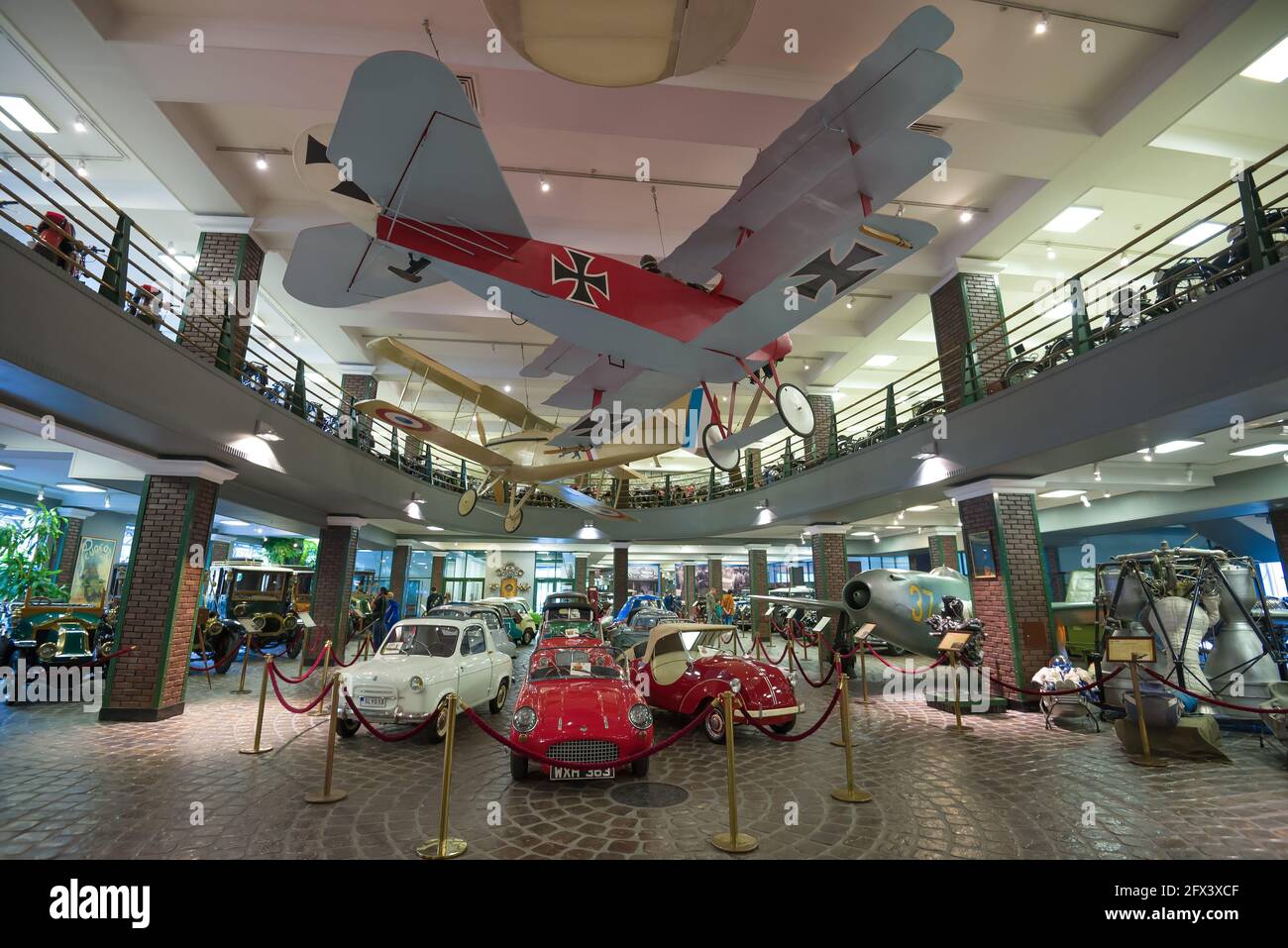 REGIONE DI MOSCA, RUSSIA - 26 AGOSTO 2020: Frammento dell'esposizione del Museo della tecnologia di Vadim Zadorozhny Foto Stock