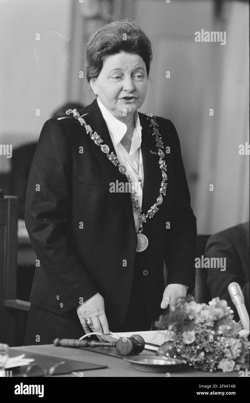 ElizabethSchmitz, Paesi Bassi, foto agenzia stampa del XX secolo, notizie da ricordare, documentario, fotografia storica 1945-1990, storie visive, Storia umana del XX secolo, che cattura momenti nel tempo Foto Stock