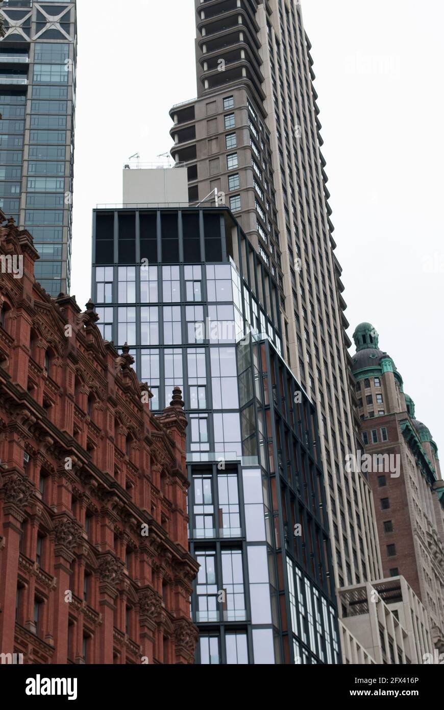Grattacieli di Manhattan Foto Stock
