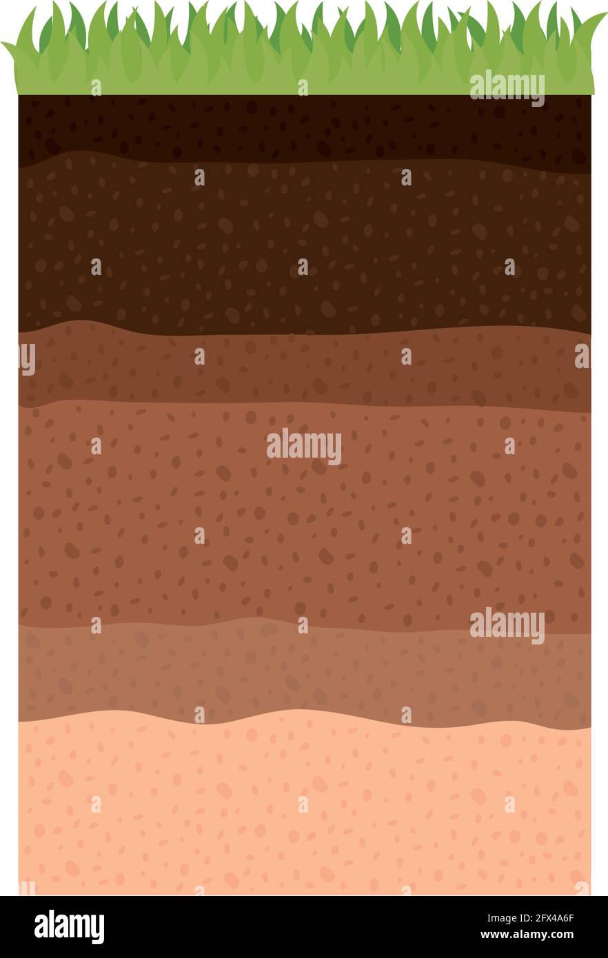 strato di terra Illustrazione Vettoriale