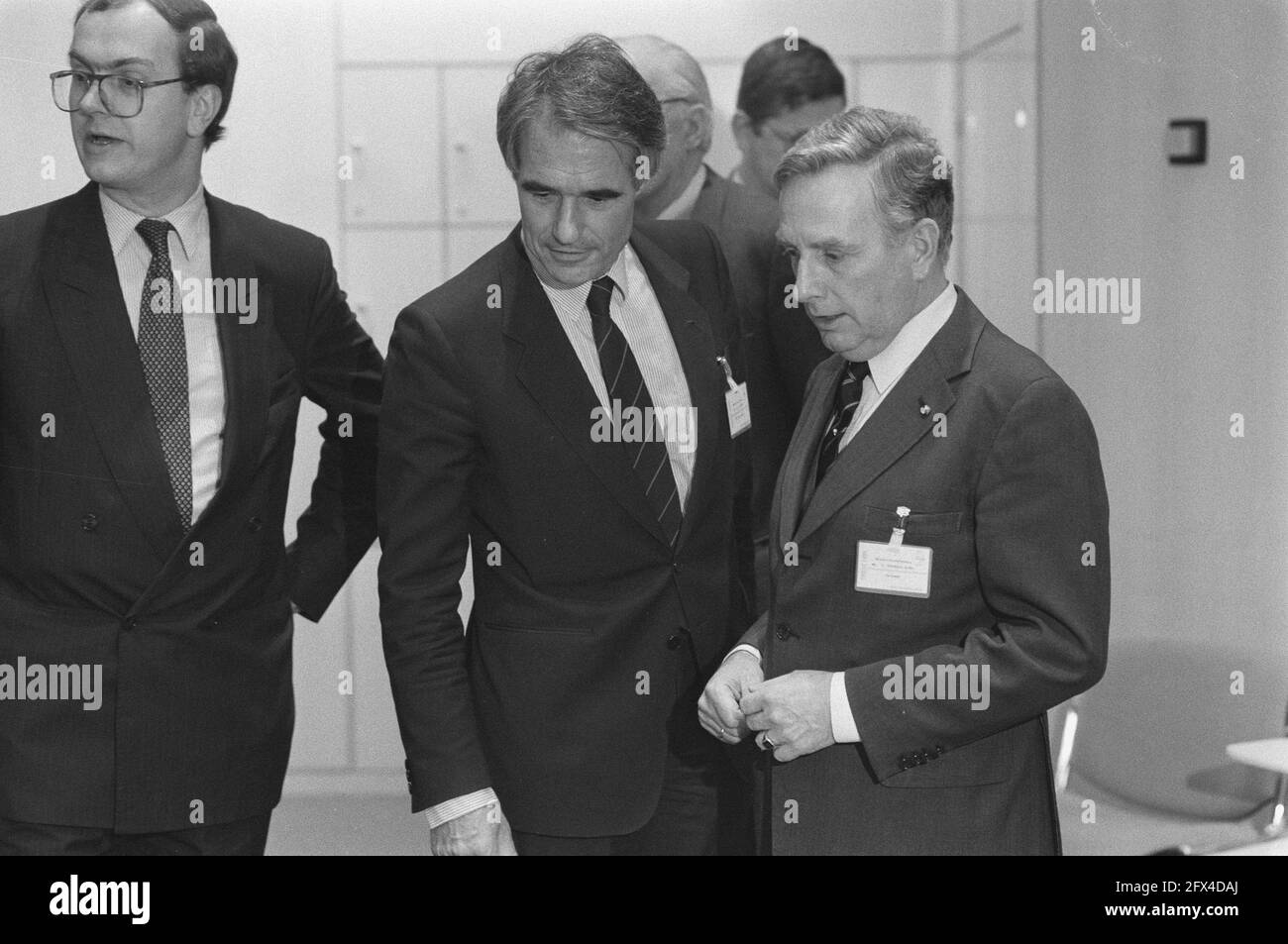 DemminkDeKorteKorthals1986, Paesi Bassi, foto agenzia stampa del XX secolo, notizie da ricordare, documentario, fotografia storica 1945-1990, storie visive, Storia umana del XX secolo, che cattura momenti nel tempo Foto Stock