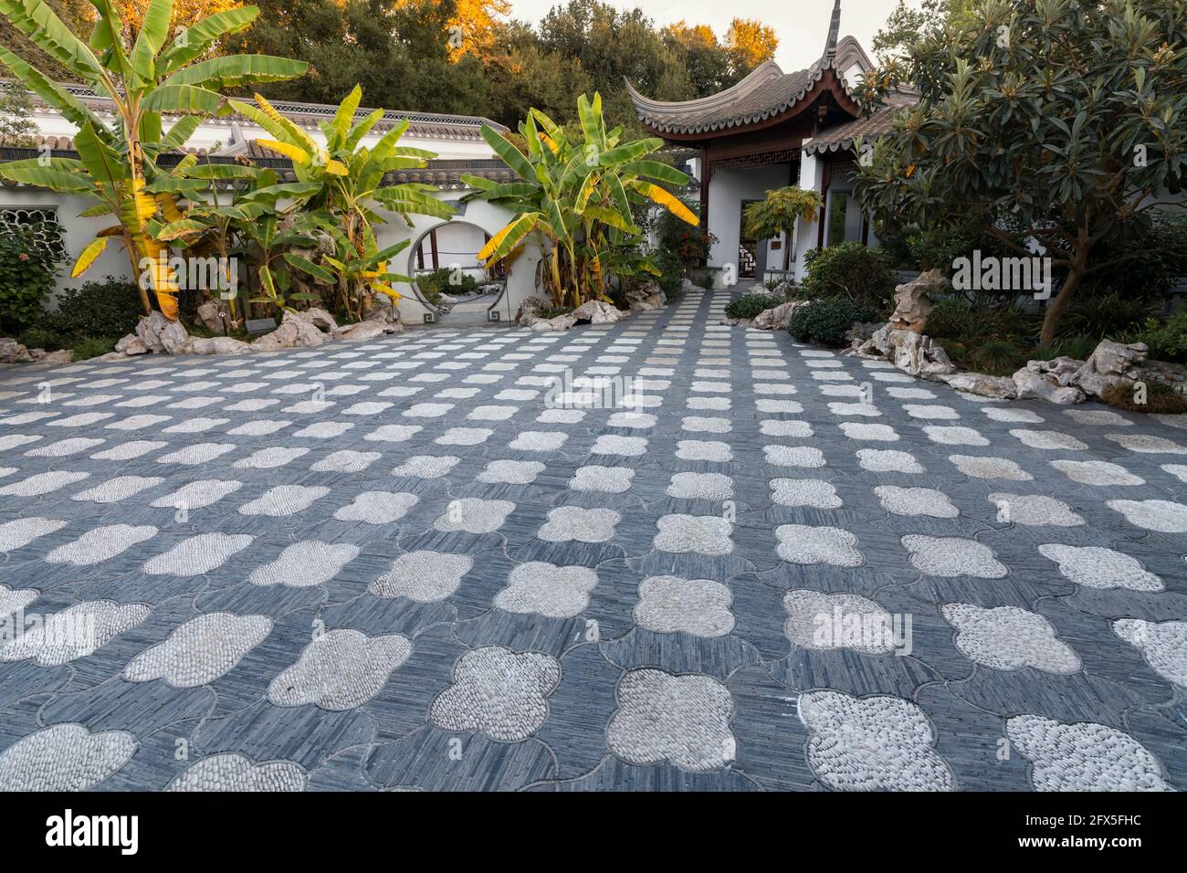 Il Giardino Cinese, i Giardini Botanici di Huntington, California, Stati Uniti Foto Stock