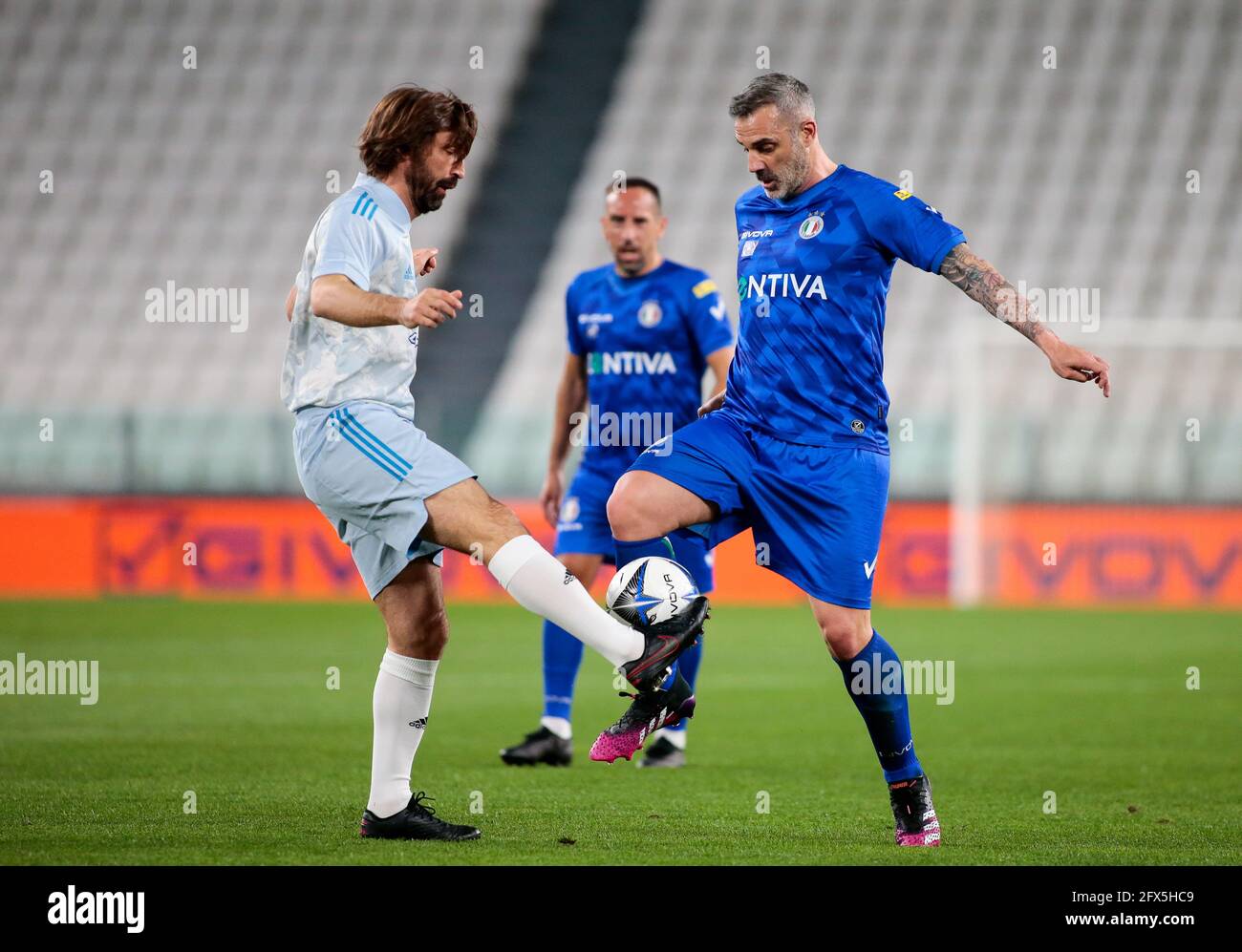 Partita del cuore 2021, Stadio Allianz Torino Foto Stock