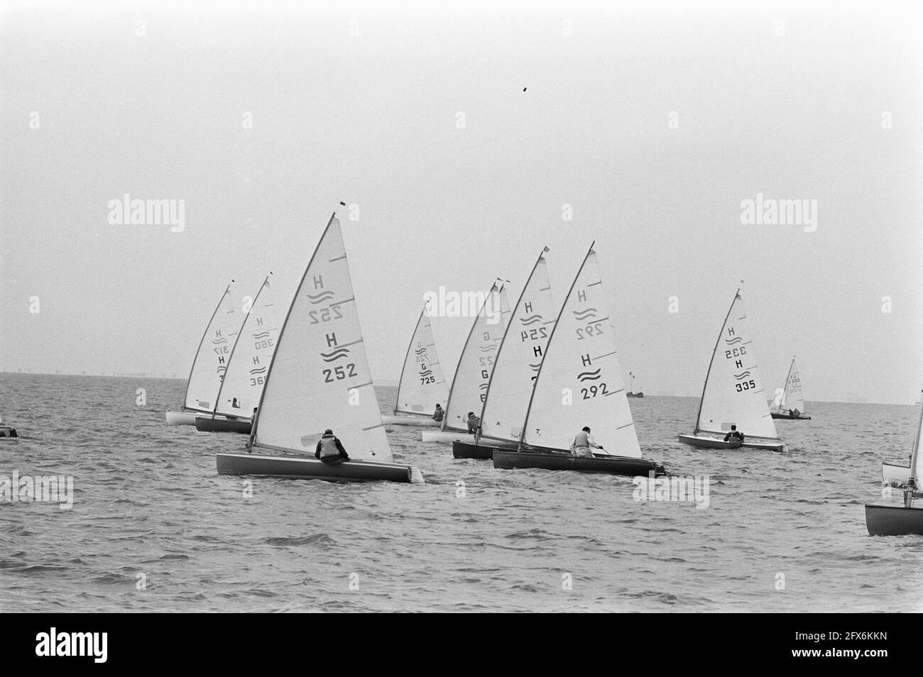 Hollandweek II Marinai in azione, 3 agosto 1967, vela, Paesi Bassi, foto agenzia stampa del XX secolo, notizie da ricordare, documentario, fotografia storica 1945-1990, storie visive, Storia umana del XX secolo, che cattura momenti nel tempo Foto Stock