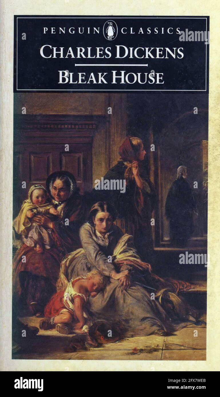 Copertina del libro. "La Casa del tetro" di Charles Dickens. Foto Stock