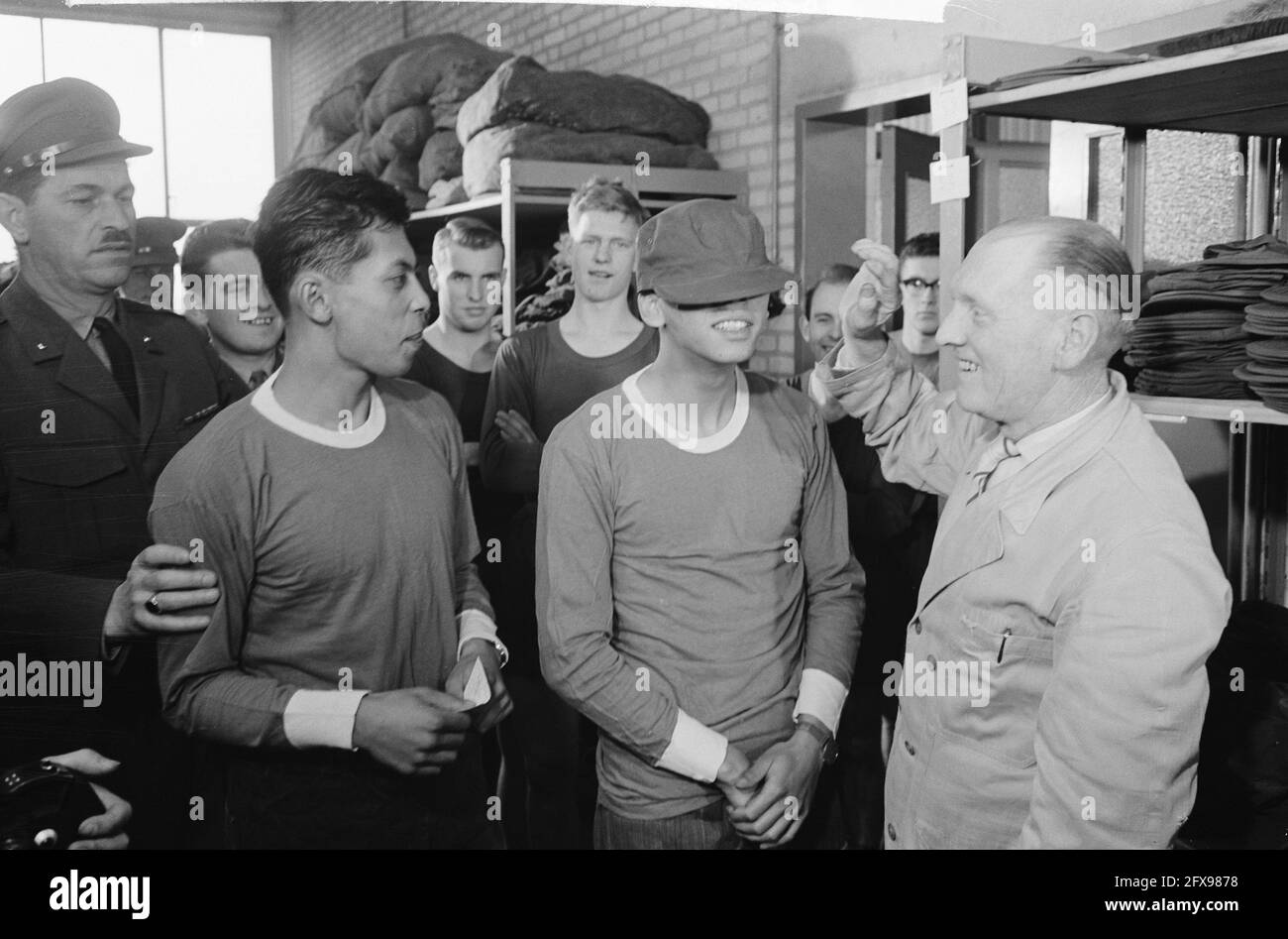 Blue Diamonds in servizio, 4 aprile 1962, iscrizione, Paesi Bassi, foto agenzia stampa del xx secolo, notizie da ricordare, documentario, fotografia storica 1945-1990, storie visive, Storia umana del XX secolo, che cattura momenti nel tempo Foto Stock