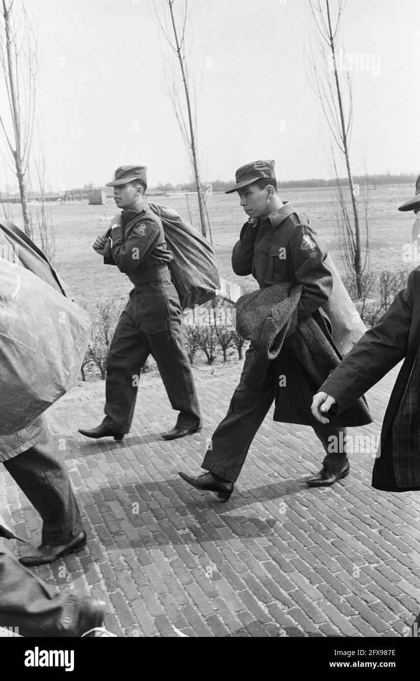 Blue Diamonds in servizio, 4 aprile 1962, iscrizione, Paesi Bassi, foto agenzia stampa del xx secolo, notizie da ricordare, documentario, fotografia storica 1945-1990, storie visive, Storia umana del XX secolo, che cattura momenti nel tempo Foto Stock