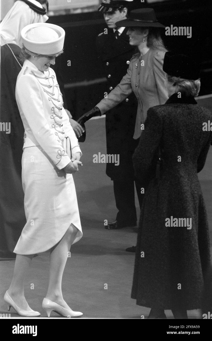 25,Marzo,1987 immagini della principessa del Galles per Jacqui Wald sottotitoli completi a seguire Foto Stock