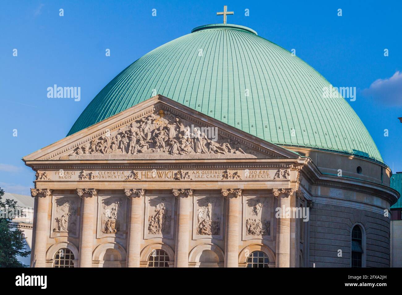 Cattedrale di Sant'Edvige a Berlino, in Germania Foto Stock