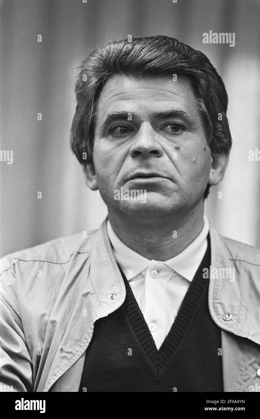 MR. Boris Spassky, 12 ottobre 1983, ritratti, scacchi, Games, Paesi Bassi, foto agenzia stampa del XX secolo, notizie da ricordare, documentario, fotografia storica 1945-1990, storie visive, Storia umana del XX secolo, che cattura momenti nel tempo Foto Stock
