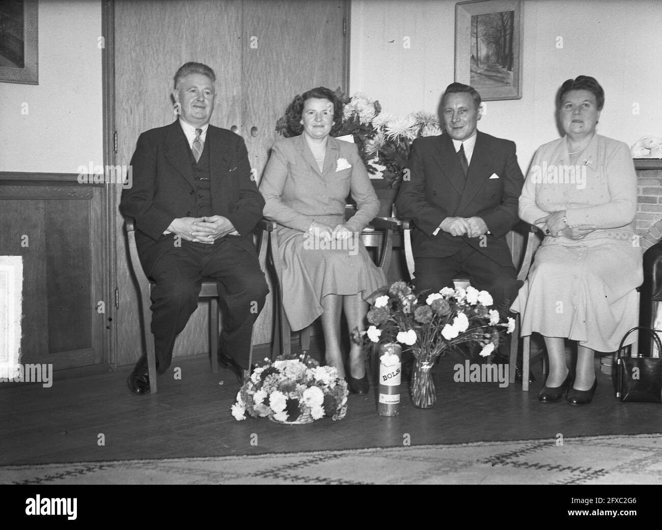 Jubilee nuova fabbrica di Cliche, ottobre 15 1949, fabbriche, giubilee, Paesi Bassi, foto agenzia stampa del xx secolo, notizie da ricordare, documentario, fotografia storica 1945-1990, storie visive, Storia umana del XX secolo, che cattura momenti nel tempo Foto Stock