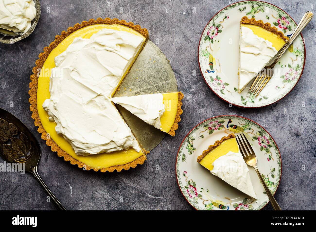Key Lime Pie Foto Stock