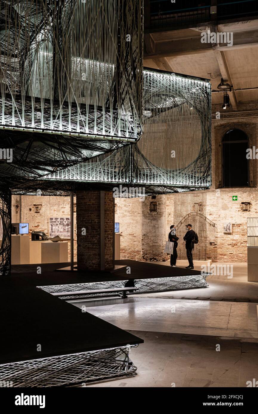 Cultura materiale. 17° Biennale di architettura di Venezia, Venezia, Italia. Architetto: Vari, 2021. Foto Stock