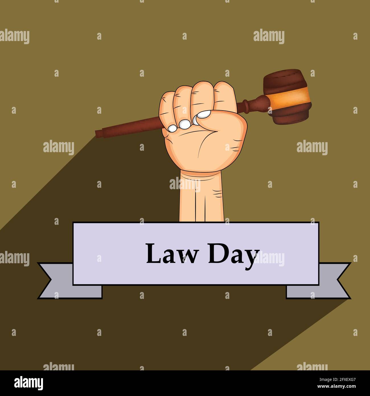 USA Law Day background Illustrazione Vettoriale