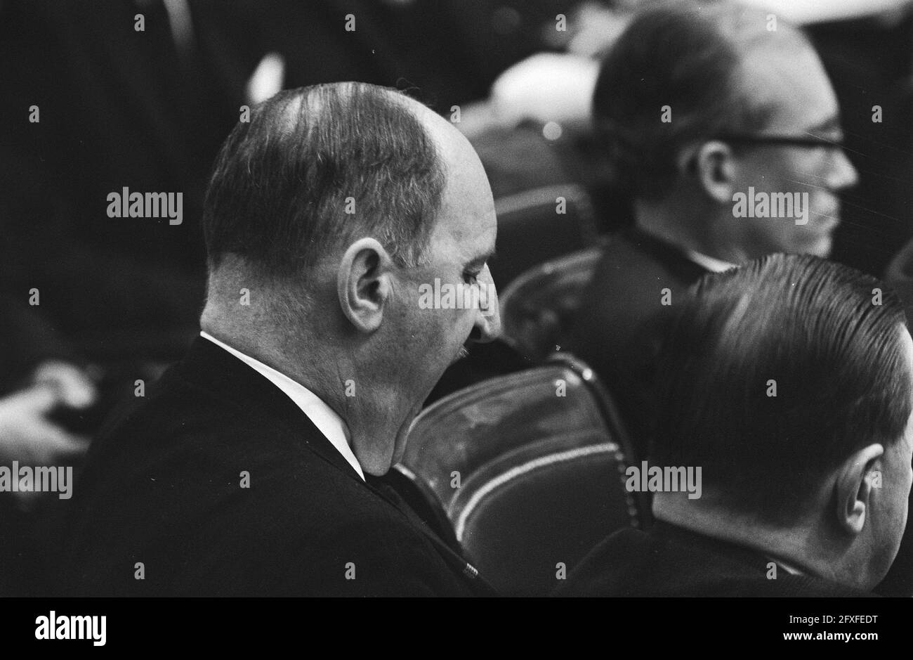 Camera dei rappresentanti; risposta del governo dopo i dibattiti di ieri sulle considerazioni generali; LUN gaping, 15 ottobre 1970, politica, I Paesi Bassi, foto agenzia stampa del XX secolo, notizie da ricordare, documentario, fotografia storica 1945-1990, storie visive, Storia umana del XX secolo, che cattura momenti nel tempo Foto Stock
