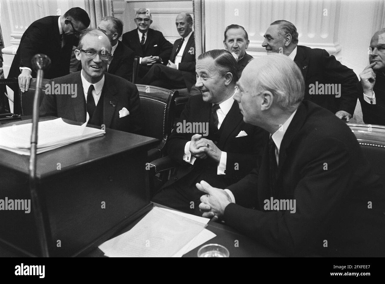 Camera dei rappresentanti, risposta del governo dopo i dibattiti di ieri sulle considerazioni generali, 15 ottobre 1970, politica, Paesi Bassi, foto agenzia stampa del xx secolo, notizie da ricordare, documentario, fotografia storica 1945-1990, storie visive, Storia umana del XX secolo, che cattura momenti nel tempo Foto Stock