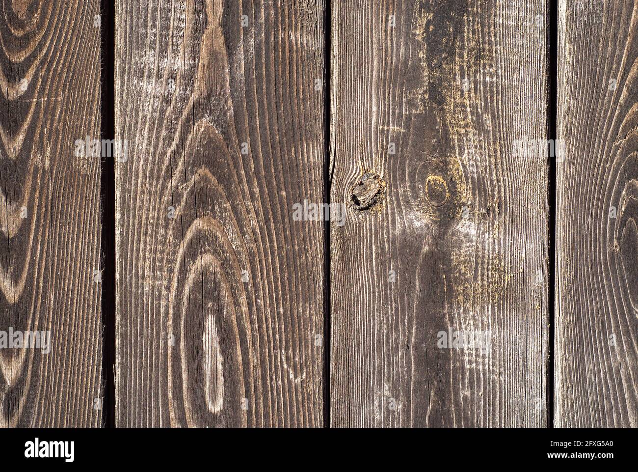 Struttura di sfondo in legno. Vecchie tavole di legno trama sfondo. Foto Stock