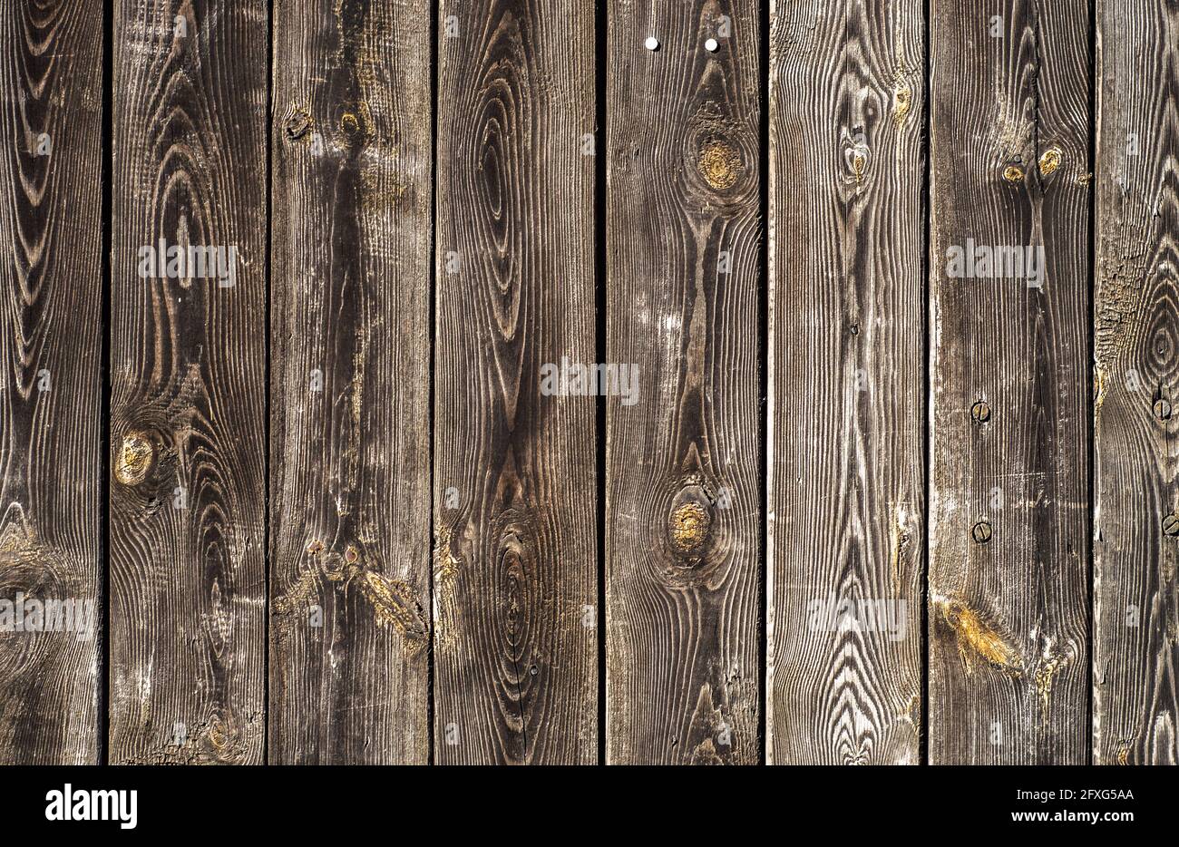 Struttura di sfondo in legno. Vecchie tavole di legno trama sfondo. Foto Stock