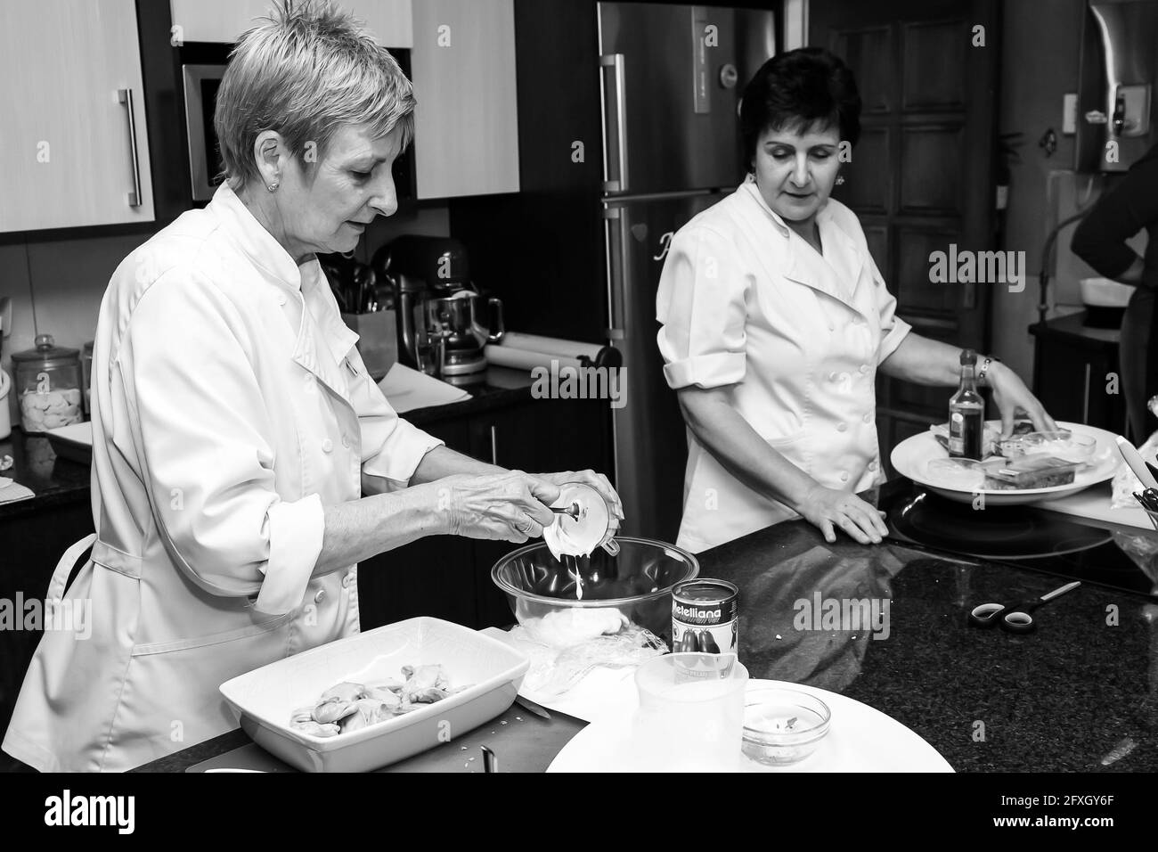 JOHANNESBURG, SUDAFRICA - 05 gennaio 2021: Johannesburg, Sudafrica - 16 2013 marzo: Lezione di cucina a basso contenuto di sale di Nestle Foto Stock