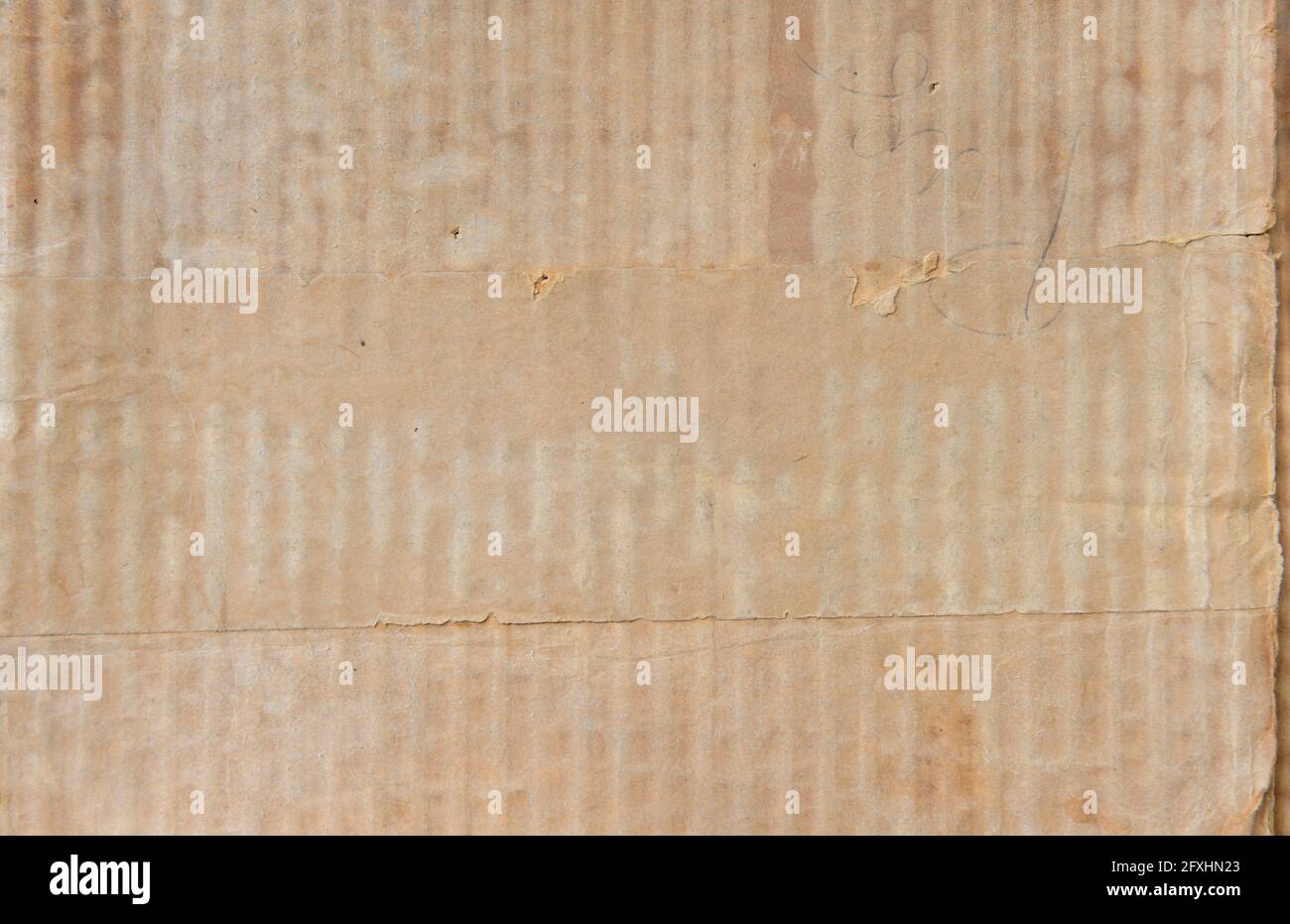 Densa consistenza di carta, materiale di imballaggio, cartone. Foto Stock
