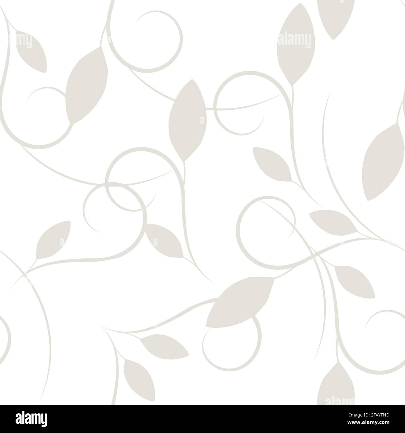 Vector seamless pattern per cosmetici, prodotti di bellezza, organico e cibo sano con foglie - ornamenti moderni Illustrazione Vettoriale