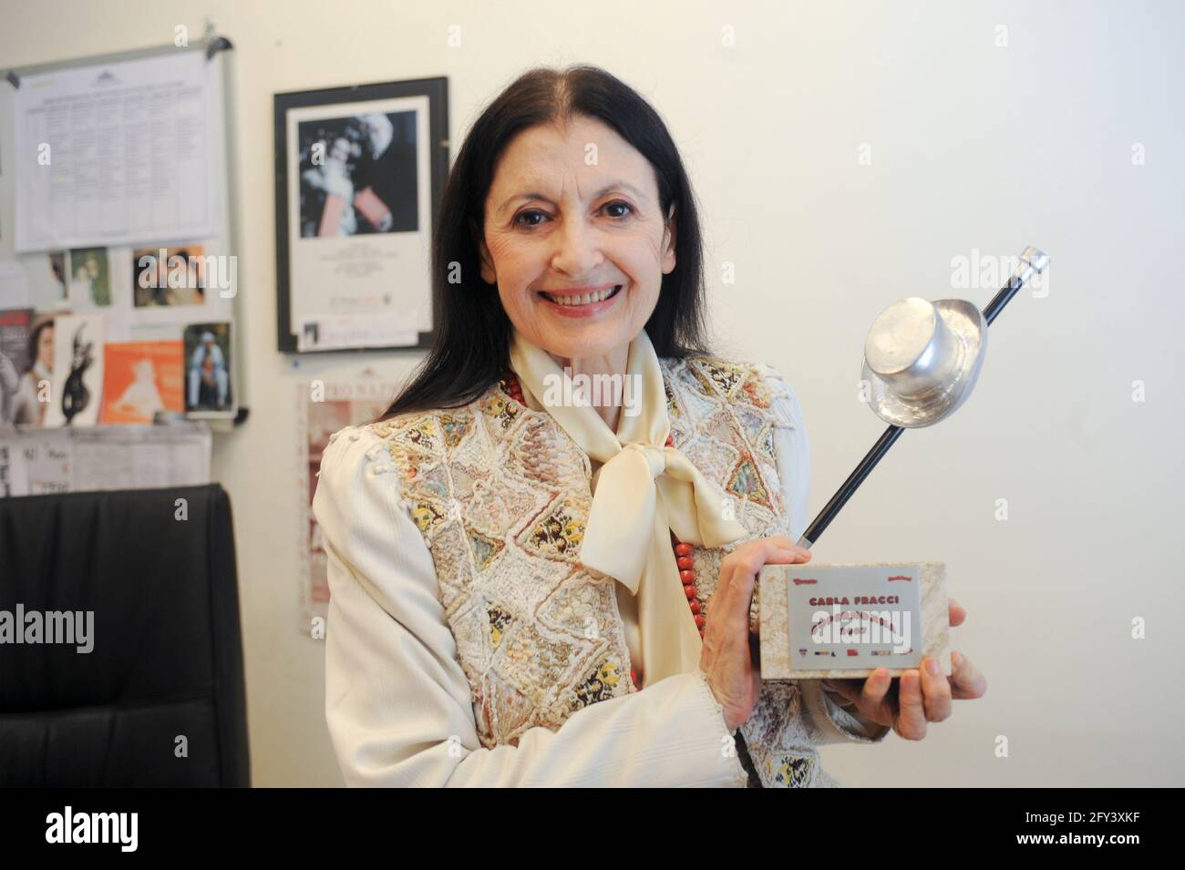 Roma, Italia. 10 settembre 2009. 10 settembre 2009 : Carla Fracci al teatro lirico di Roma Credit: Independent Photo Agency/Alamy Live News Foto Stock