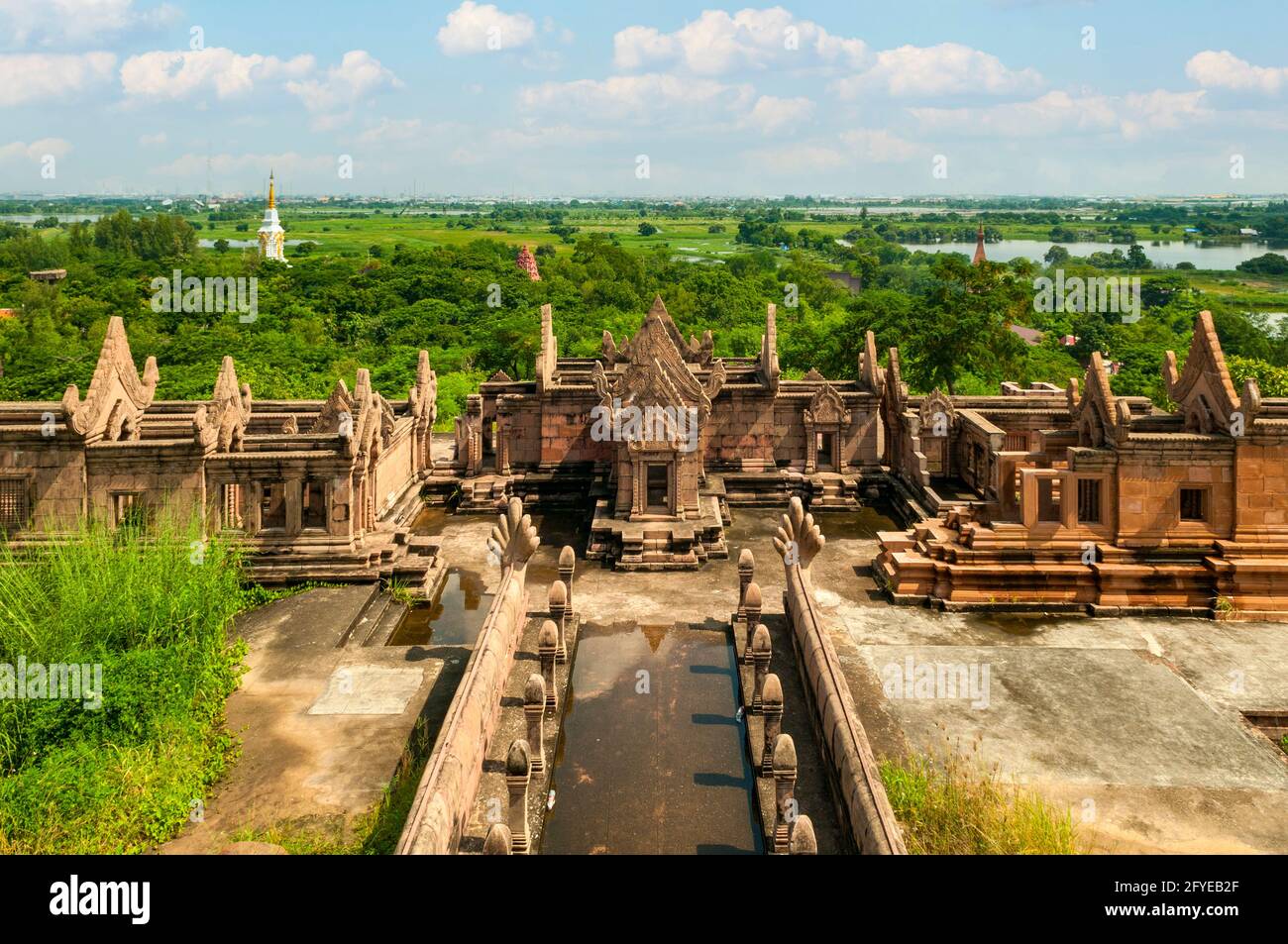 Prasat Phra Wihan, Siam antico, Bangkok, Thailandia Foto Stock