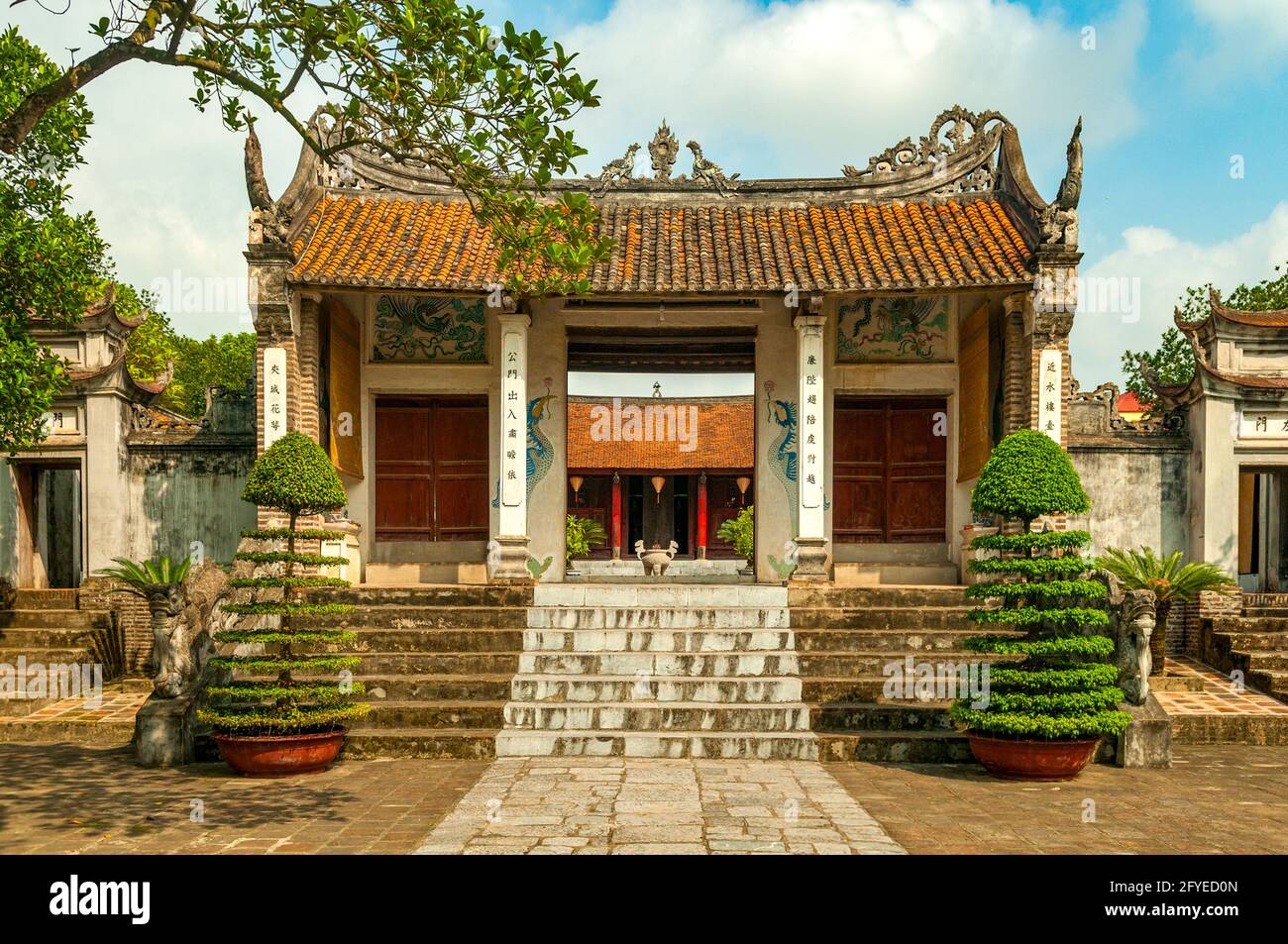 Thong Bao tempio, Co Loa, Hanoi, Vietnam Foto Stock