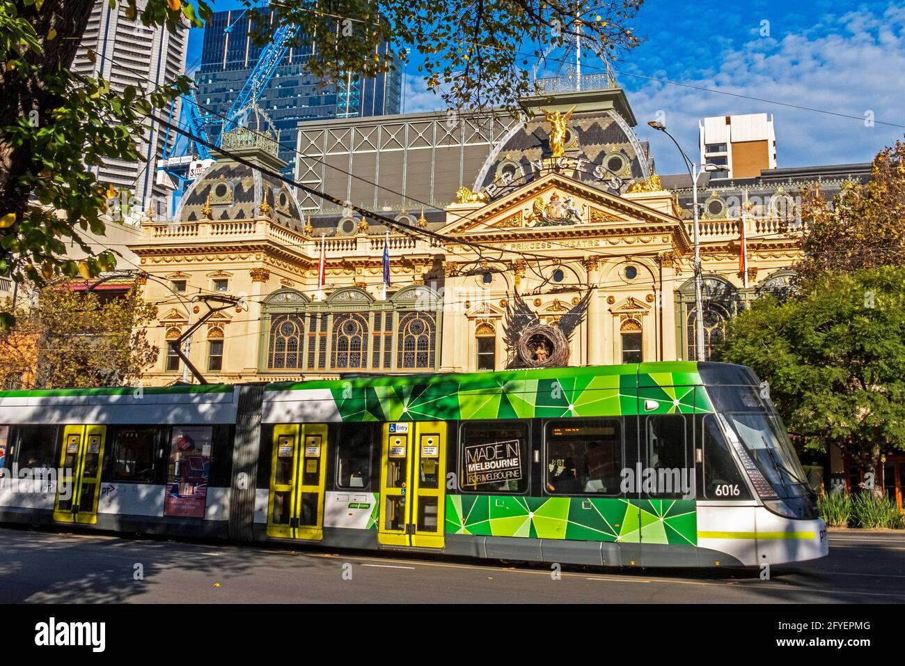 Il teatro Princess a Spring Street Melbourne, Victoria, Australia Foto Stock