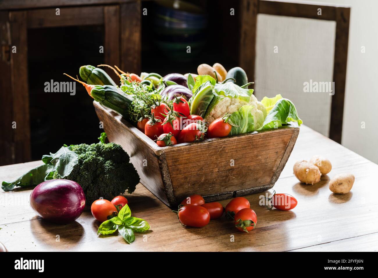 Verdure assortite. Foto Stock