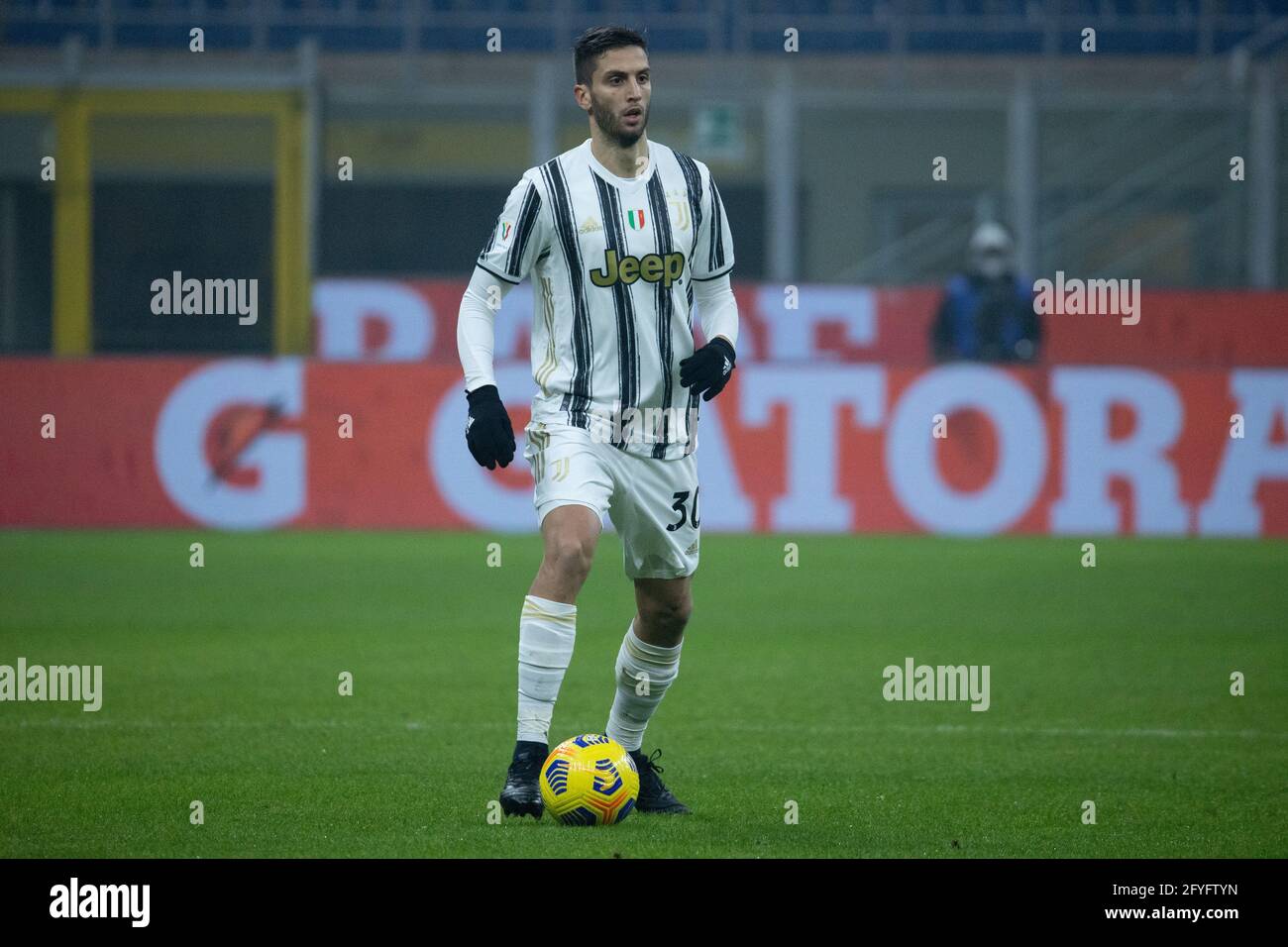 Milano, Italia - 2 febbraio 2021 coppa semifinale Inter vs juventus - bentancur Foto Stock