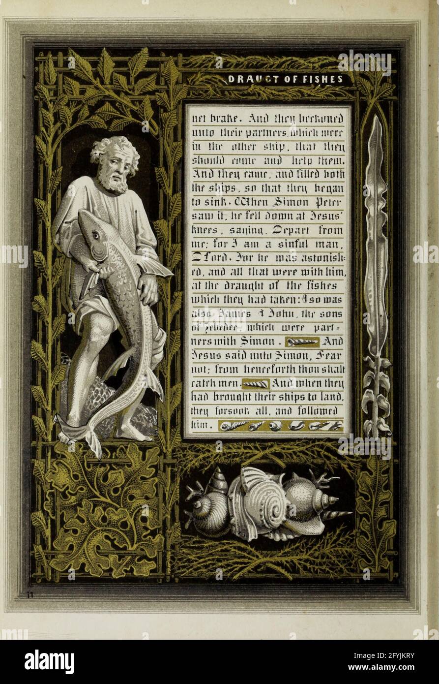 I miracoli di nostro Signore di Henry Noel Humphreys, 1810-1879 pubblicato a Londra da Longman & Co. 1848 Foto Stock