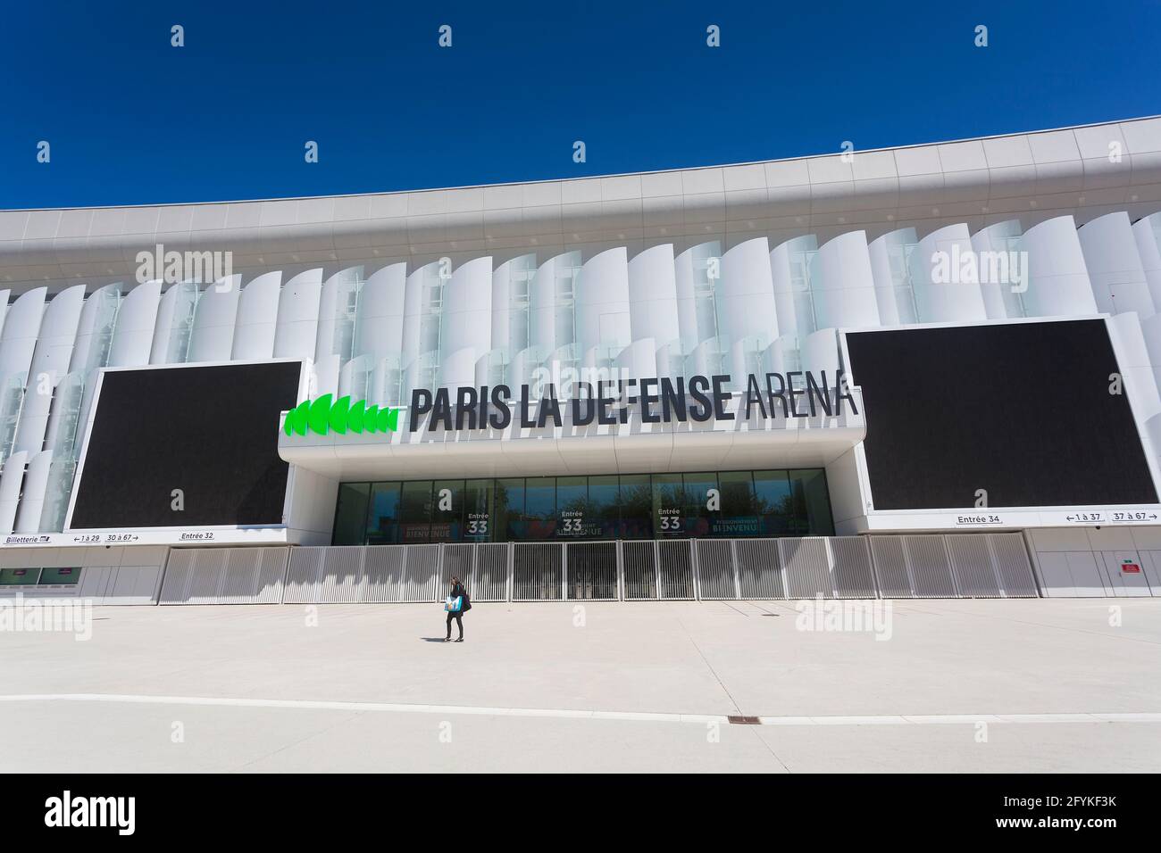 Paris la Defense Arena, Parigi, Francia Foto Stock