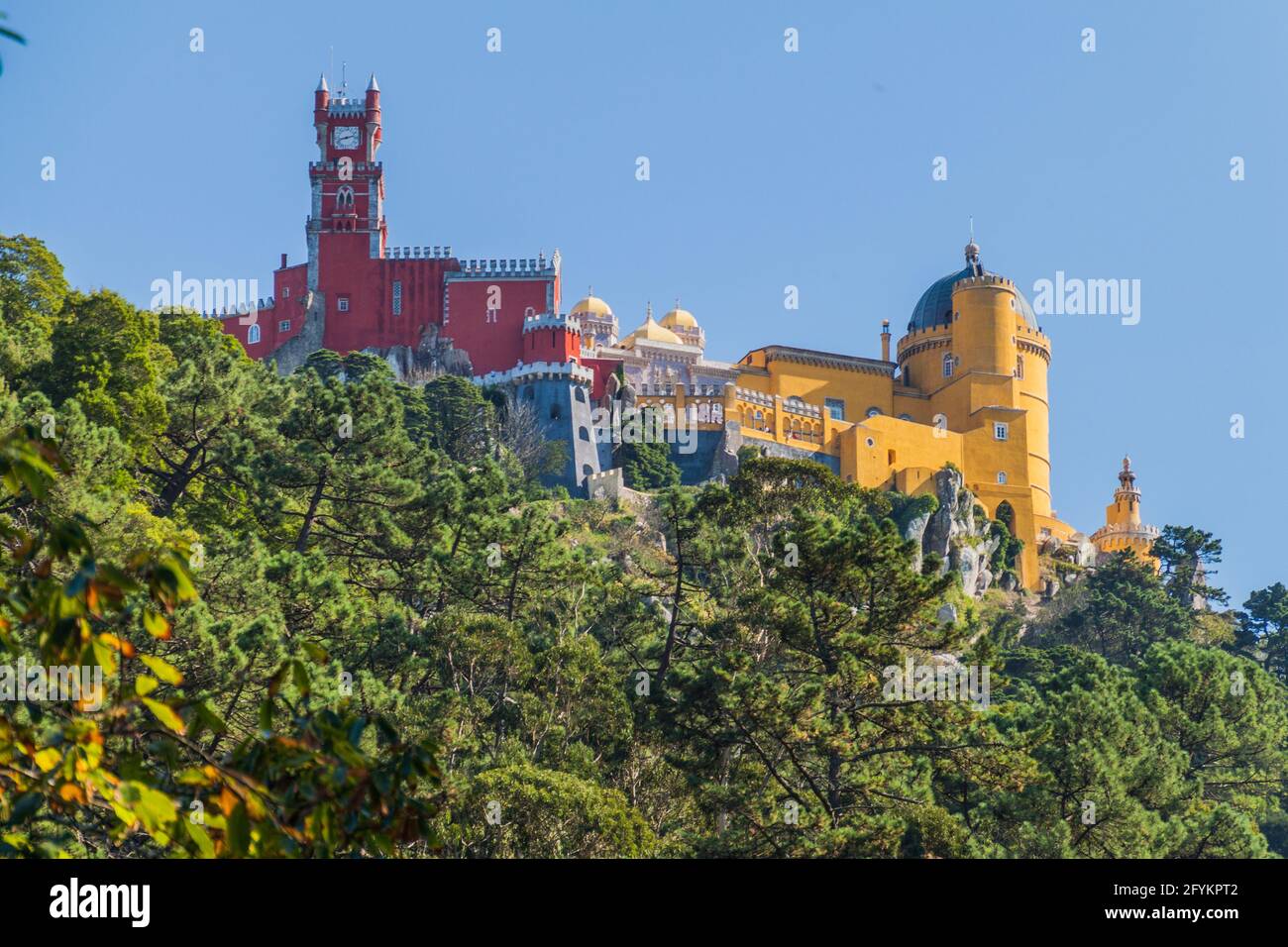 Pena Palace Palacio da pena a Sintra, Portogallo Foto Stock