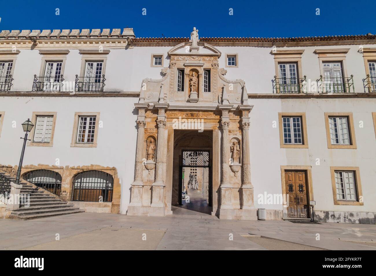 Edifici dell'Università di Coimbra, Portogallo Foto Stock