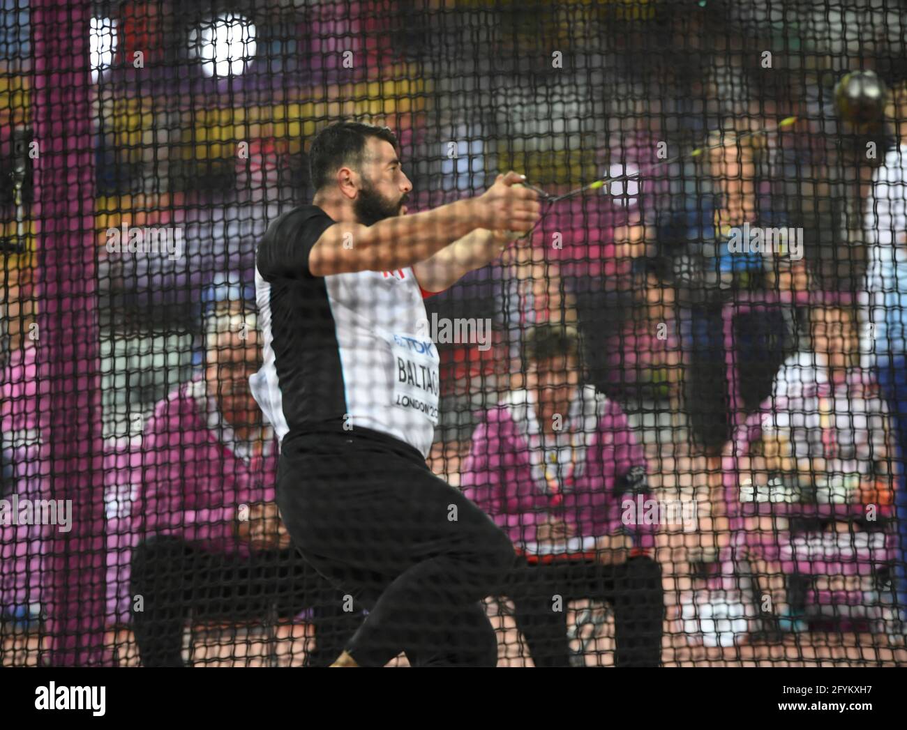 Ozkan Baltaci (Turchia). Martello, finale. IAAF World Athletics Championships Londra 2017 Foto Stock